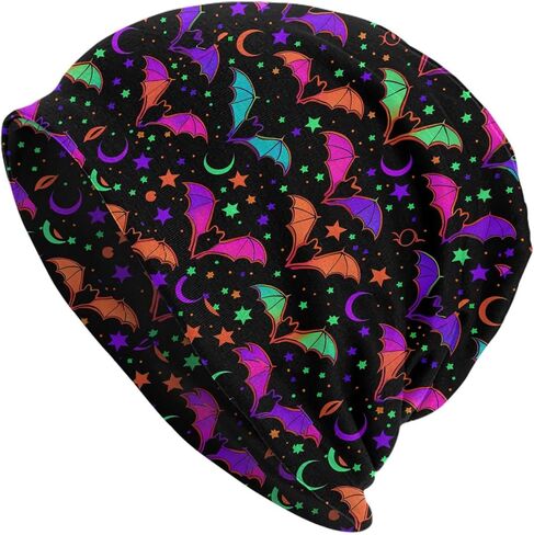 Funny Halloween Beanie Chemo Hat Cancer Headwear Knit Hats Baggy Slouchy Skull Cap for Women Men Gifts in Saudi Arabia