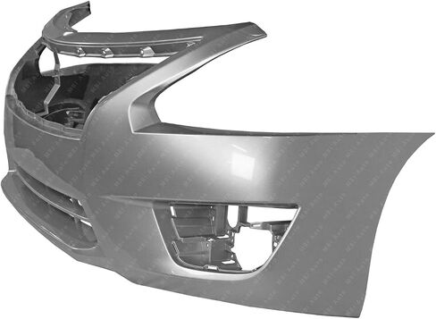 BUMPERS THAT DELIVER - Painted K23 Brilliant Silver, Front Bumper Cover Fascia for 2013 2014 2015 Nissan Altima Sedan 13 14 15, NI1000285 in Saudi Arabia