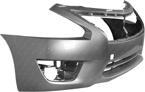 BUMPERS THAT DELIVER - Painted K23 Brilliant Silver, Front Bumper Cover Fascia for 2013 2014 2015 Nissan Altima Sedan 13 14 15, NI1000285 in Saudi Arabia