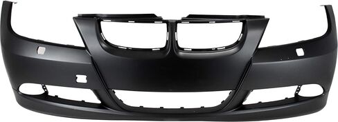 Garage-Pro Front Bumper Cover Primed Compatible with 2006-2008 BMW 323i 2007-2008 BMW 328i E90 Sedan E91 Wagon - With Headlight Washer Holes/Without PDC Sensor Holes in Saudi Arabia