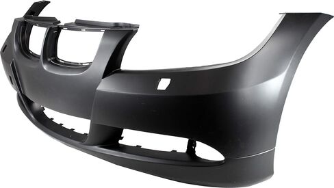 Garage-Pro Front Bumper Cover Primed Compatible with 2006-2008 BMW 323i 2007-2008 BMW 328i E90 Sedan E91 Wagon - With Headlight Washer Holes/Without PDC Sensor Holes in Saudi Arabia