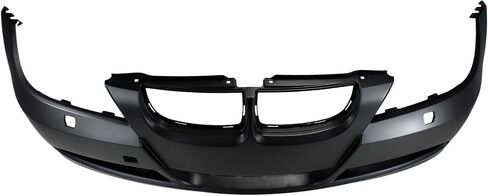 Garage-Pro Front Bumper Cover Primed Compatible with 2006-2008 BMW 323i 2007-2008 BMW 328i E90 Sedan E91 Wagon - With Headlight Washer Holes/Without PDC Sensor Holes in Saudi Arabia