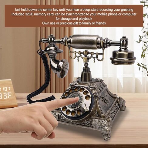 EBTOOLS 32GB صوت ضيف دفتر الزفاف ، رسالة صوتية طراز خمر ، مسجل البريد الصوتي الرجعية ، البريد الصوتي لحفل الزفاف ، التخرج ، أعياد الميلاد ، استحمام الطفل ، المناسبات الخاصة (لون النحاس العتيقة) in Kuwait