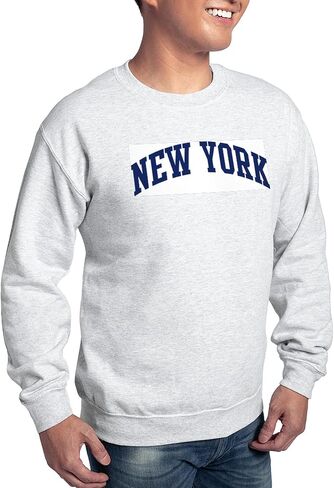 Cafepress Blue Classic New York Sweatshirt Classic Crew Neck Light Shirtshirs in Kuwait