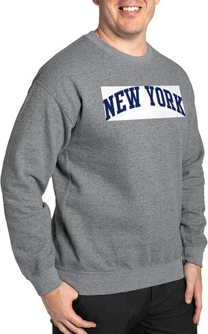 Cafepress Blue Classic New York Sweatshirt Classic Crew Neck Light Shirtshirs in Kuwait