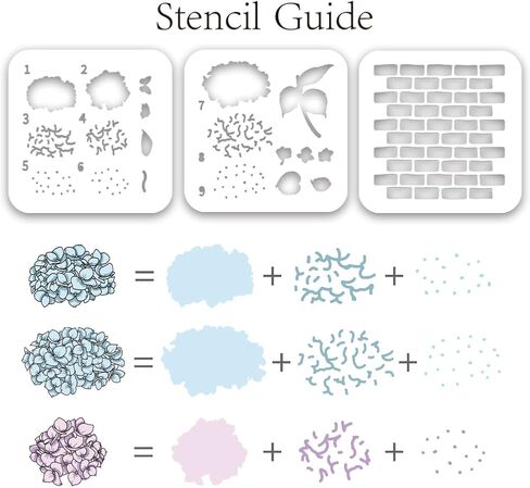 Clear Stamp Stencil and Die Cut Set Layered Flowers Stamp Cattleya Floral Clear Stamp and Cutting Dies Flower Background Painting Template for Wall Card Making Photo Album Home Decor in Saudi Arabia