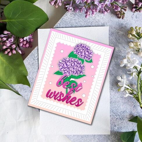 Clear Stamp Stencil and Die Cut Set Layered Flowers Stamp Cattleya Floral Clear Stamp and Cutting Dies Flower Background Painting Template for Wall Card Making Photo Album Home Decor in Saudi Arabia
