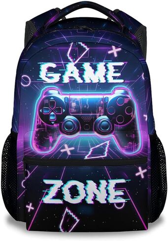 UNIKITTY Backpack for Boys - Kids Bookbag for Middle School - Boys Gamer Backpack with Adjustable Straps - 17 Inch Schoolbag for Kindergarten Elementary in Kuwait