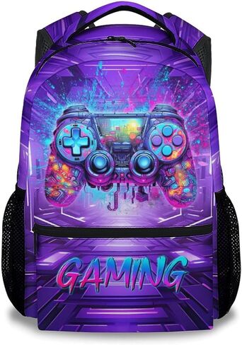 UNIKITTY Backpack for Boys - Kids Bookbag for Middle School - Boys Gamer Backpack with Adjustable Straps - 17 Inch Schoolbag for Kindergarten Elementary in Kuwait