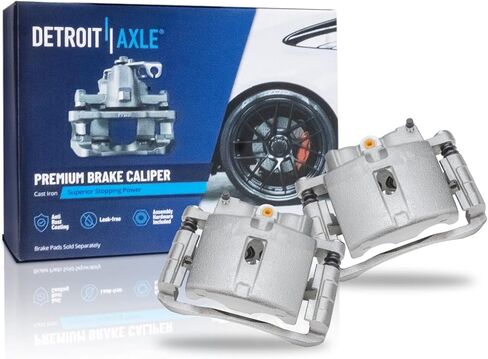 Detroit Axle - 4pc Brake Calipers for 03-06 Chevy Silverado GMC Sierra 1500, 4 Front and Rear Disc Brake Calipers 2003 2004 2005 2006 Replacement in Saudi Arabia