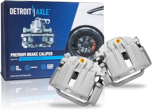 Detroit Axle - 4pc Brake Calipers for 03-06 Chevy Silverado GMC Sierra 1500, 4 Front and Rear Disc Brake Calipers 2003 2004 2005 2006 Replacement in Saudi Arabia