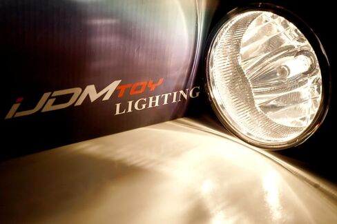 Ijdmtoy oe-spec clear lens fog senderies w/ h10/ 9145 halogen plugs ، stiprate strust ، متوافق مع Jeep 2004 Grand Cherokee فقط in Saudi Arabia