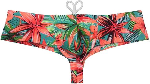 ملخصات مربعات SwoCojuco Mens Swimwear Bikini Bikini Brazilian Cut Surf Shorts Board Cheeky Swim Trunks in Kuwait