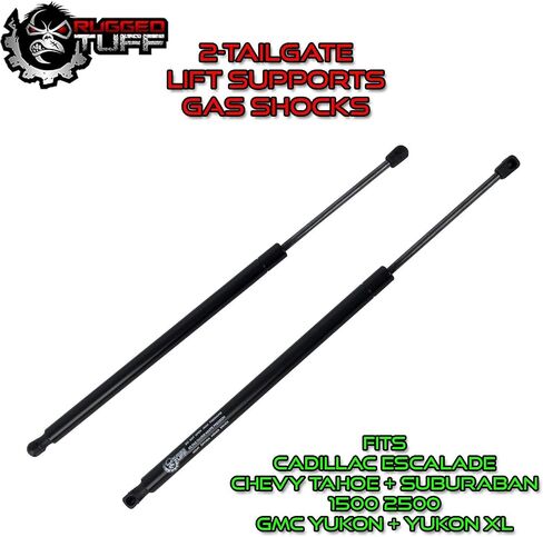 Tuff RT671076 Liftgate Lift يدعم صدمات الفتحة الخلفية الدعامات غاز الينابيع الأسلحة المتوافقة مع 2007-2014 Chevy Suburban Tahoe ، GMC Yukon Denali ، كاديلاك إسكاليد in Saudi Arabia