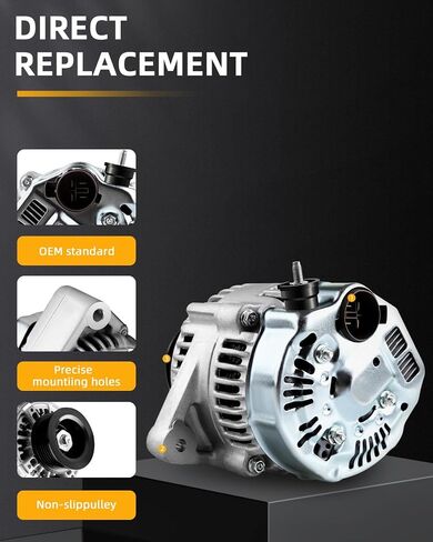 OCPTY Alternators Alternator 1353823196 1997 for Acura for CL,1994-1997 for Honda for Accord,1995-1997 for Honda for Odyssey,1996-1997 for Isuzu for Oasis 13538,12V 90Amp 6-Groove Pulley in Saudi Arabia
