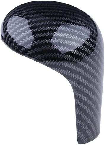 Carbon Fiber Style Car Gear Head Shift Knob Handle Cover Trim Sticker for A-U-D-I A6L Q5 A5 A4L Q7 Car Accessories in Saudi Arabia
