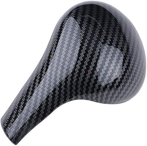Carbon Fiber Style Car Gear Head Shift Knob Handle Cover Trim Sticker for A-U-D-I A6L Q5 A5 A4L Q7 Car Accessories in Saudi Arabia