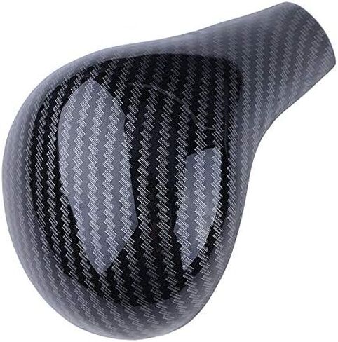 Carbon Fiber Style Car Gear Head Shift Knob Handle Cover Trim Sticker for A-U-D-I A6L Q5 A5 A4L Q7 Car Accessories in Saudi Arabia