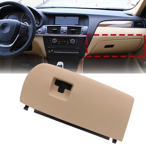 Car Console Glove Box Door Cover Lid for BMW X3 X4 F25 F26 2011 2012 2013 2014 2015 2016 2017 2018 51166839001 51169242087 Beige in Saudi Arabia