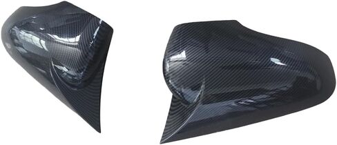 2PCS الجانبية الخلفية COP COP Cover Carbon Fiber Black for Renault Clio 4 2012 2013 2014 2015 2017 2018 2018 (Black-Carbon Fiber) in Saudi Arabia