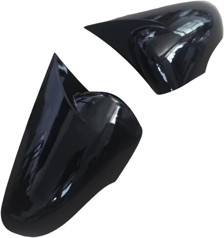 2PCS الجانبية الخلفية COP COP Cover Carbon Fiber Black for Renault Clio 4 2012 2013 2014 2015 2017 2018 2018 (Black-Carbon Fiber) in Saudi Arabia