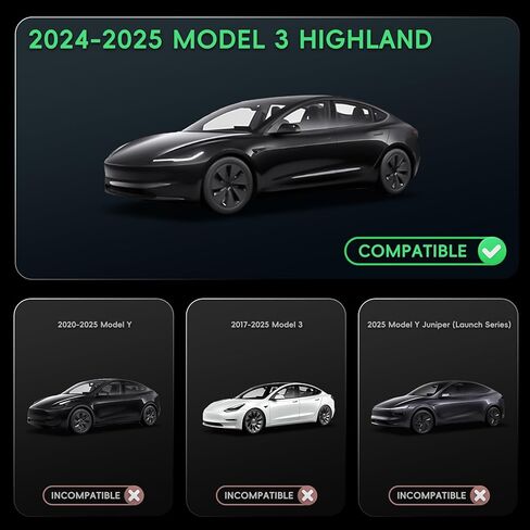 New 2024 2025 Tesla Model 3 Highland Spoiler Wing, OEM Performance Rear Car Spoiler, Tesla Spoiler Protector for Model 3, ABS Material Rear Trunk Lip Tail Lid for Tesla Accessories, Carbon Fiber in Kuwait