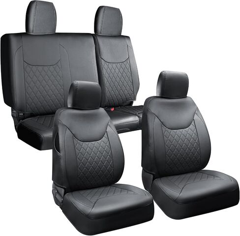 Jeep Seat Covers Wrangler 4 Door Leather Front & Rear Seat Cover Set for Jeep Wrangler 2013-2017 Customized for Jeep 4-Door, Water Proof Sport,Unlimited Sport Rubicon,Unlimited Rubicon Sahara in Saudi Arabia