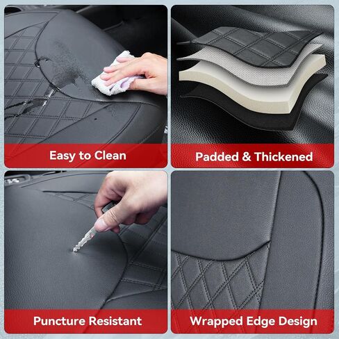 Jeep Seat Covers Wrangler 4 Door Leather Front & Rear Seat Cover Set for Jeep Wrangler 2013-2017 Customized for Jeep 4-Door, Water Proof Sport,Unlimited Sport Rubicon,Unlimited Rubicon Sahara in Saudi Arabia