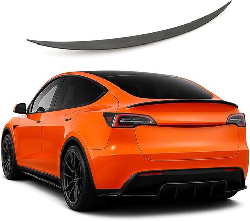 Spoiler for Tesla Model Y Performance Style Wing ABS Material OEM Rear Trunk Lip Model Y Accessories (Gloss Black, 2020-2024) in Saudi Arabia