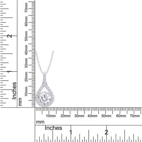 SAVEARTH DIAMONDS 3 Carat Moissanite Pendant Necklace 18K Gold Plated Silver D Color Ideal Cut Lab Created Diamond Necklace for Women in Saudi Arabia