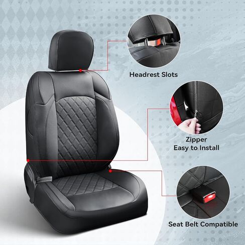 Jeep Seat Covers Wrangler 4 Door Leather Front & Rear Seat Cover Set for Jeep Wrangler 2013-2017 Customized for Jeep 4-Door, Water Proof Sport,Unlimited Sport Rubicon,Unlimited Rubicon Sahara in Saudi Arabia