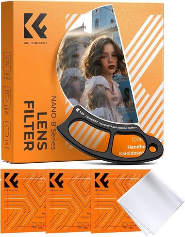 مرشح K&F Concept 100 مم محمول باليد، مرشح تأثيرات خاصة، مرشح منشور زجاجي بصري لعدسة الكاميرا in Kuwait