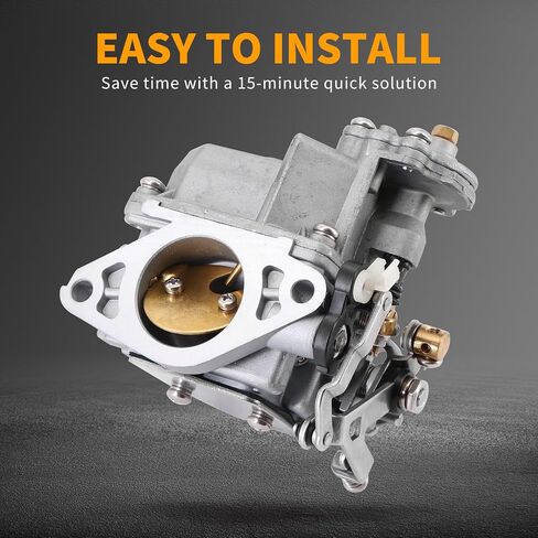 Kipa Carburetor For Mercury Mercruiser Quicksilver 8HP 9.9HP 4-Stroke Outboard Motor 3303-8M0104462 1300-8M0167272 3303-895110T01 in Saudi Arabia