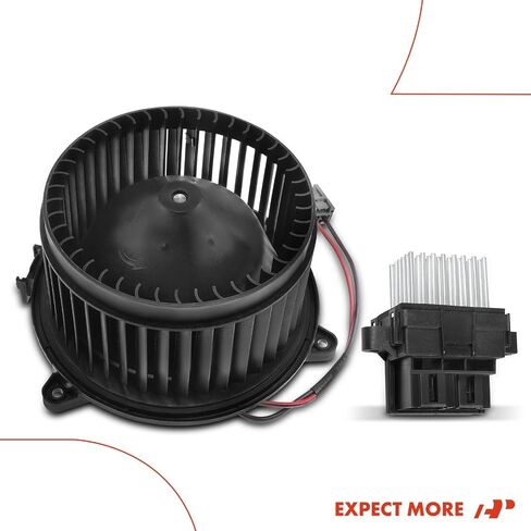 A-Premium HVAC سخان محرك ومجموعة المقاوم متوافقة مع مركبات بويك-فيرانو 2013-2016 2.0L ، 2012-2017 2.4L-الجانب الأمامي in Saudi Arabia