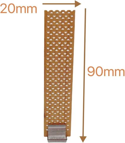 Wide Wooden Wicks for Candle Making 3cm Wide Candle Wicks 5.1 X 1.2 Inch Natural Candle Wood Wicks with Stand Candle Cores for DIY Candle Making Craft（50pcs ）(Use Two Wicks) in Kuwait