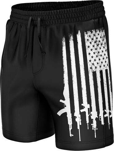 Tactical Pro Supply USA شورت الصوف الوطني للرجال ، مصنوع من مواد صوف القطن بنسبة 100 ٪ in Kuwait