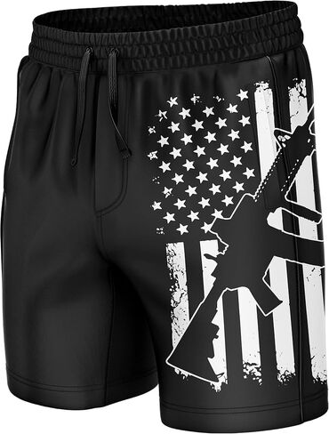 Tactical Pro Supply USA شورت الصوف الوطني للرجال ، مصنوع من مواد صوف القطن بنسبة 100 ٪ in Kuwait
