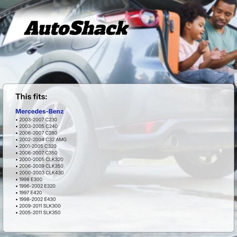AutoShack Rear Right Brake Caliper Assembly Replacement for Mercedes C230 C280 SLK350 SLK300 C350 E320 CLK320 C320 CLK430 E430 C240 C32 AMG E300 E420 2006-2009 CLK350 RWD Passenger Side BC292884 in Saudi Arabia