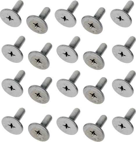 Dorman 700-099 SPLASH Shield Bolt - Phillips Drive - M6-1.0 × 14.75 مم فضية ، 20 حزمة in Saudi Arabia