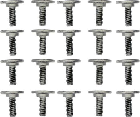 Dorman 700-099 SPLASH Shield Bolt - Phillips Drive - M6-1.0 × 14.75 مم فضية ، 20 حزمة in Saudi Arabia