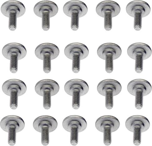 Dorman 700-099 SPLASH Shield Bolt - Phillips Drive - M6-1.0 × 14.75 مم فضية ، 20 حزمة in Saudi Arabia