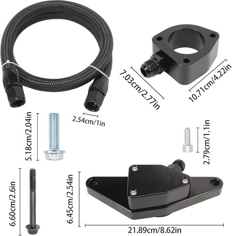 مجموعة المبرد الالتفافية المتوافقة مع 2007.5-2018 Ram Cummins 6.7L 2003-2007 Ram Cummins 5.9L Thermostat Bypass Kit in Saudi Arabia