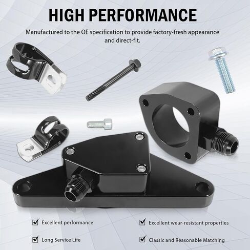 مجموعة المبرد الالتفافية المتوافقة مع 2007.5-2018 Ram Cummins 6.7L 2003-2007 Ram Cummins 5.9L Thermostat Bypass Kit in Saudi Arabia