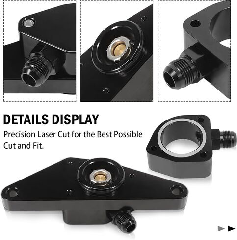 مجموعة المبرد الالتفافية المتوافقة مع 2007.5-2018 Ram Cummins 6.7L 2003-2007 Ram Cummins 5.9L Thermostat Bypass Kit in Saudi Arabia