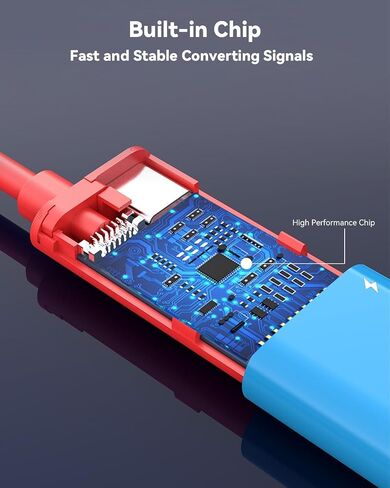 كابل USB C إلى HDMI متوافق مع Nintendo Switch NS/OLED، موصل محول التلفزيون المحمول يحل محل القاعدة الأصلية لنسخ شاشة التلفزيون، مناسب للسفر، كابل تحويل 4K HD in Saudi Arabia