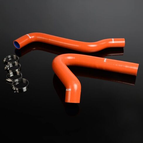 PIT66 مجموعة خرطوم المبرد السيليكون ، متوافقة مع 67-72 CHEVY C/K Series C10 Pickup Deep Orange مع المشابك in Kuwait