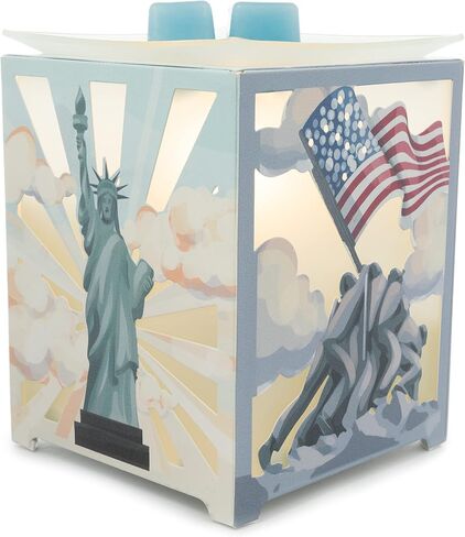Scentsationals Wax Melt Warmer, Wax Warmer for Scented Wax Melts - National Monuments - Candle Wax Melter for Fragrance Cubes and Tarts in Saudi Arabia