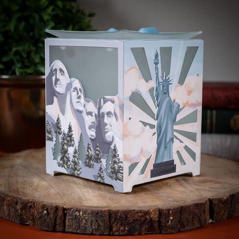 Scentsationals Wax Melt Warmer, Wax Warmer for Scented Wax Melts - National Monuments - Candle Wax Melter for Fragrance Cubes and Tarts in Saudi Arabia