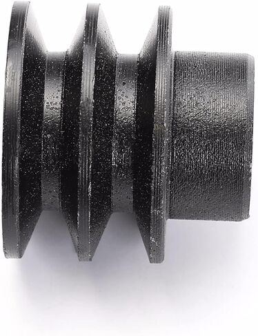 20mm Double V Belt Pulley for Gas Engine, Double Groove Shaft Pulley Cast Iron V Pulley Compatible with 168F 170F GX160 GX200 GX120 GX110 7HP Go Kart ATV Engines, Heavy-Duty Split Pulley in Saudi Arabia