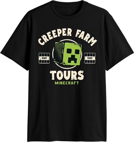 Minecraft Creeper Farm Tours Adult T-Shirt in Saudi Arabia